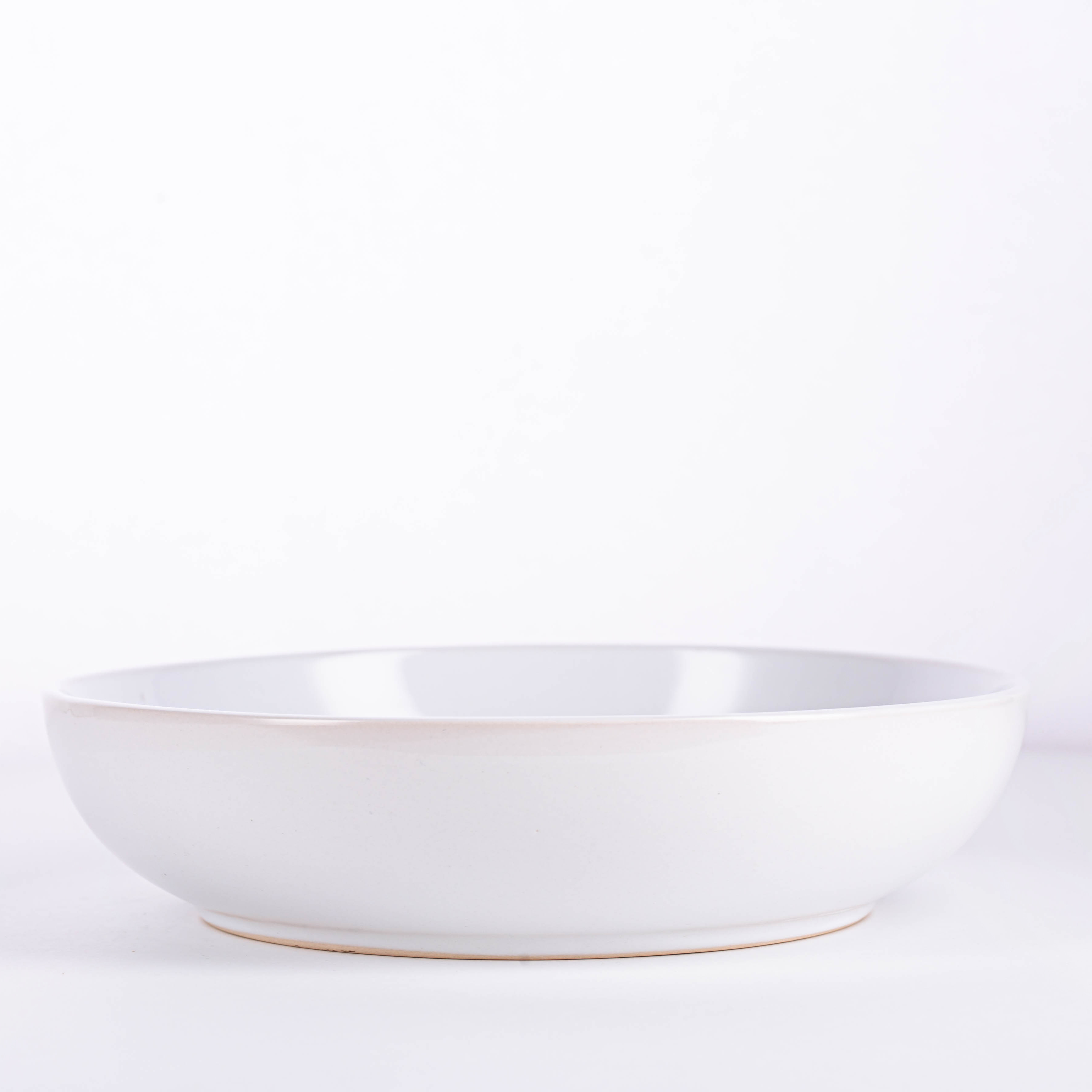 Керамическая глубокая тарелка, 23.6 см, 1.05 л, кремовый