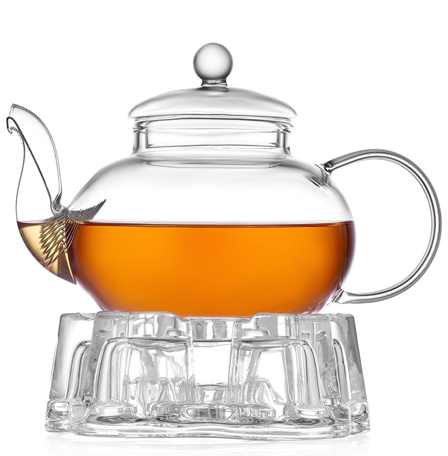 Стеклянный подсвечник со съемной чашей Ле Классик, 16.5 см, прозрачный